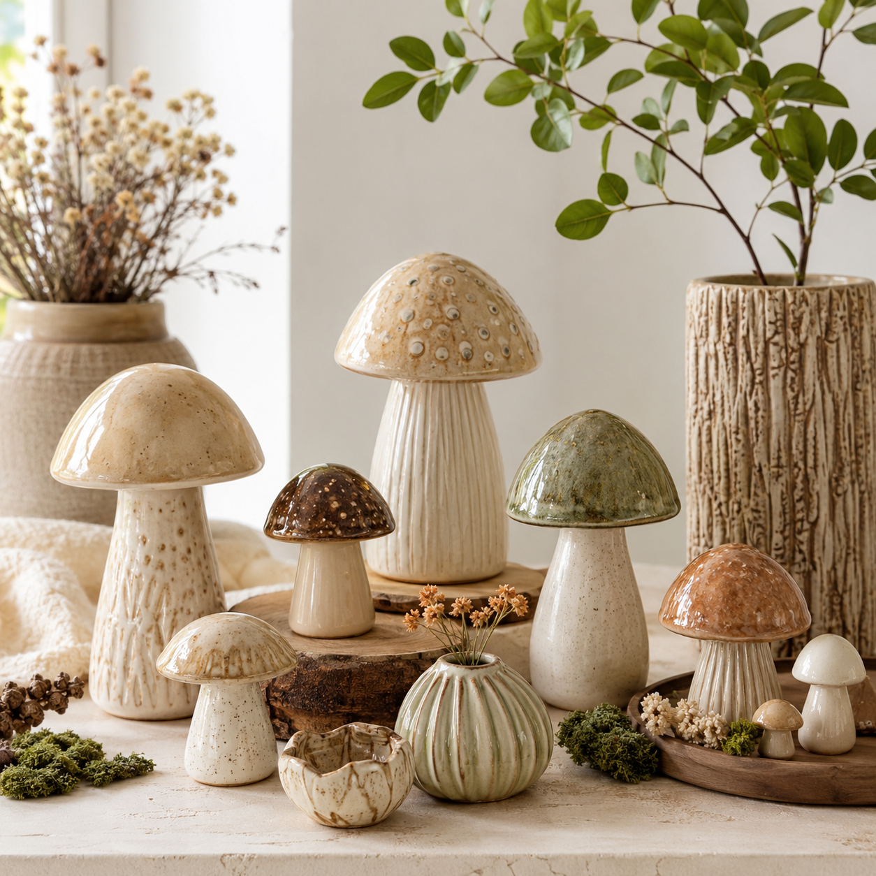 Mushroom & Nature Decor