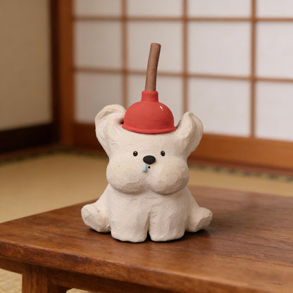 Handmade Ceramic Dog | Cute Dog Decor | Funny Home Decor | Gift for Dog Lovers | Art Decoration | Brithday Gift