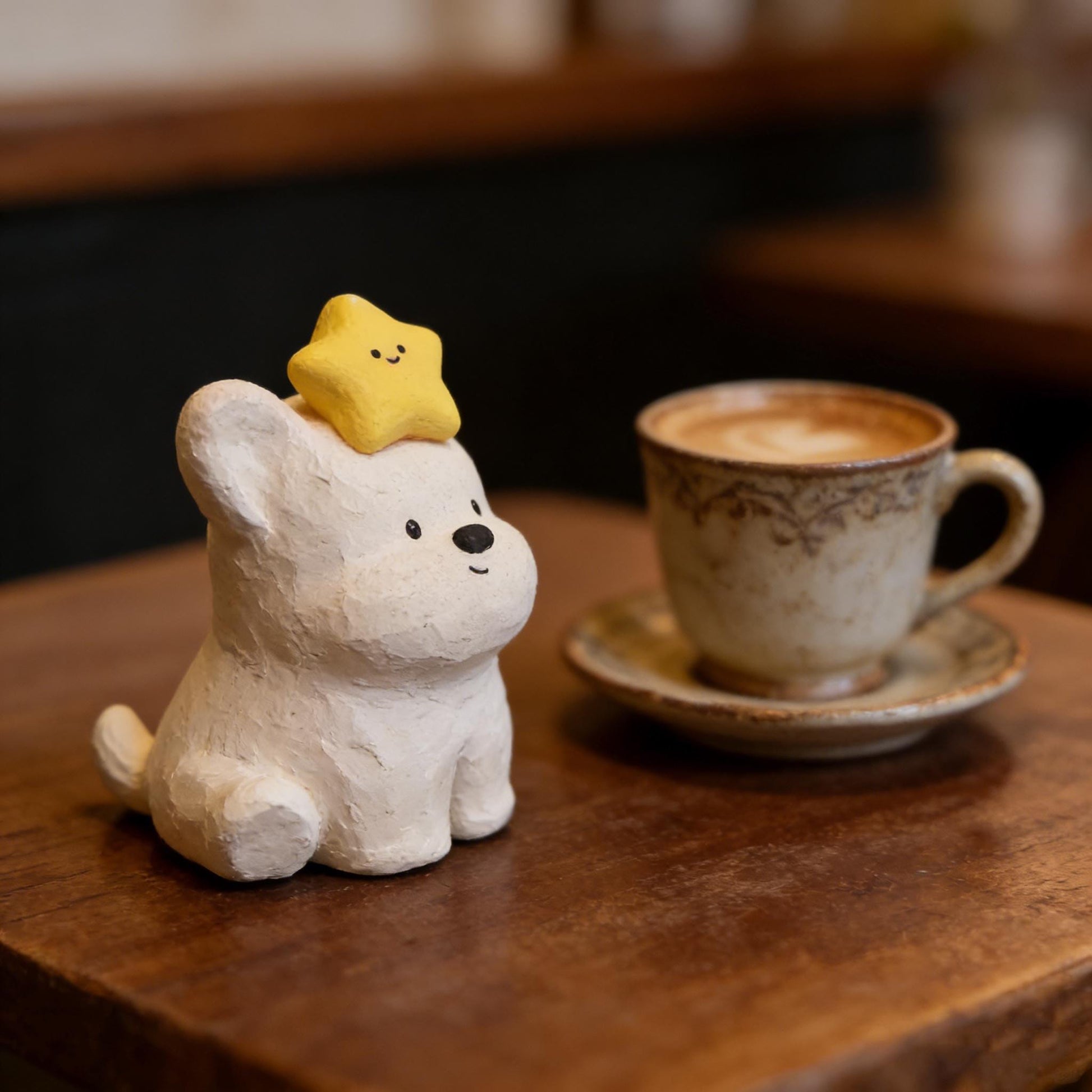 Handmade Ceramic Dog Figurine | Cute Dog Decor | Gift for Dog Lovers | Art Decoration | Custom Art Decoration | Ceramic Dog Figurine