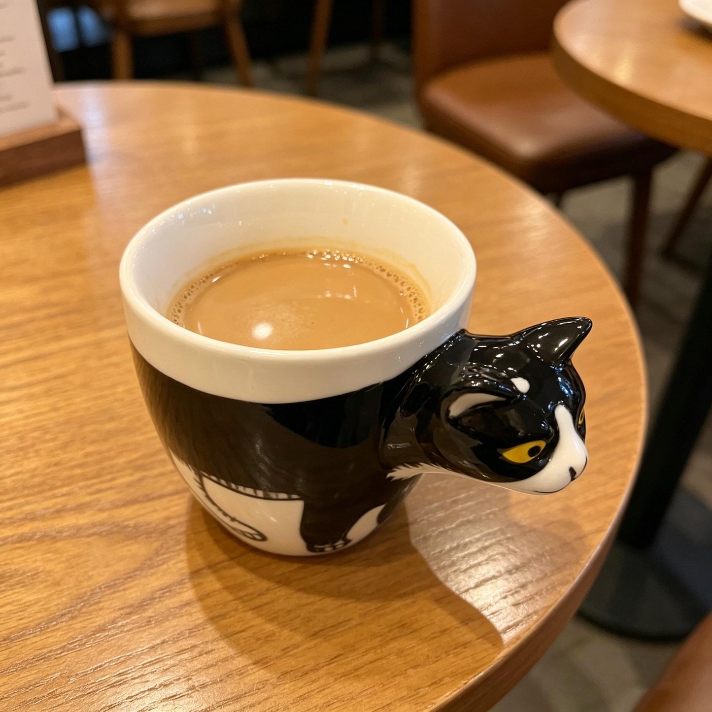 Cat Coffee Mug, 3d Cat Ceramic Cup, Black White Cat Mug, Cute Cat Shaped Tea Cup, Gift For Cat Lover, Cat Mom Gift, Novelty Kitty Mug