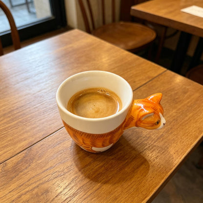 Cat Coffee Mug, 3d Cat Ceramic Cup, Black White Cat Mug, Cute Cat Shaped Tea Cup, Gift For Cat Lover, Cat Mom Gift, Novelty Kitty Mug